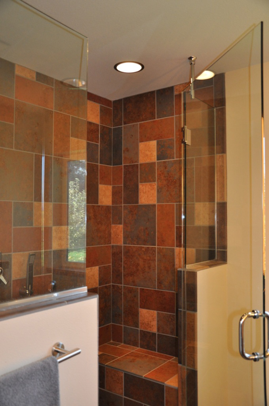 You'll love this shower tile! Rose Construction Inc