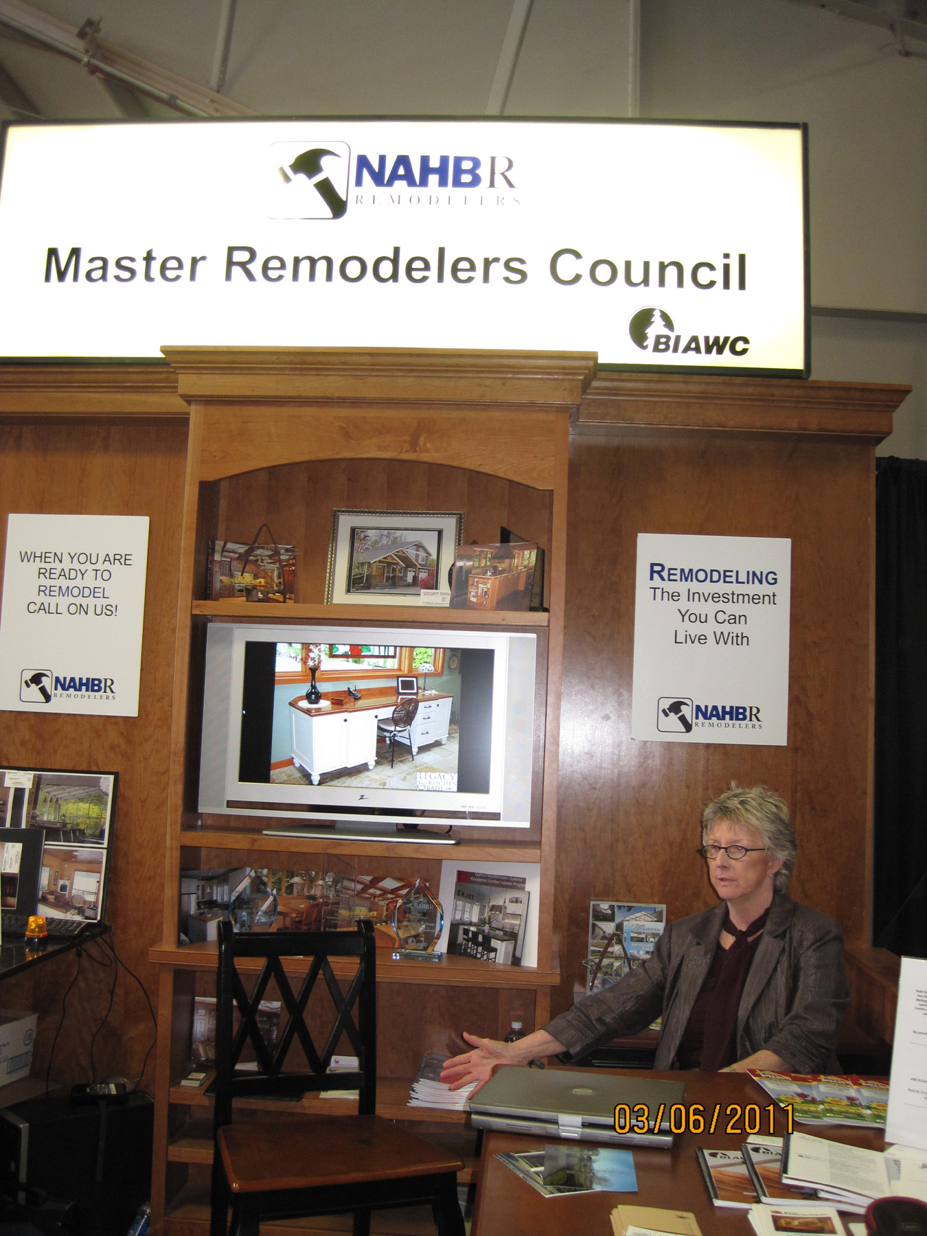 Pat at the Homeshow