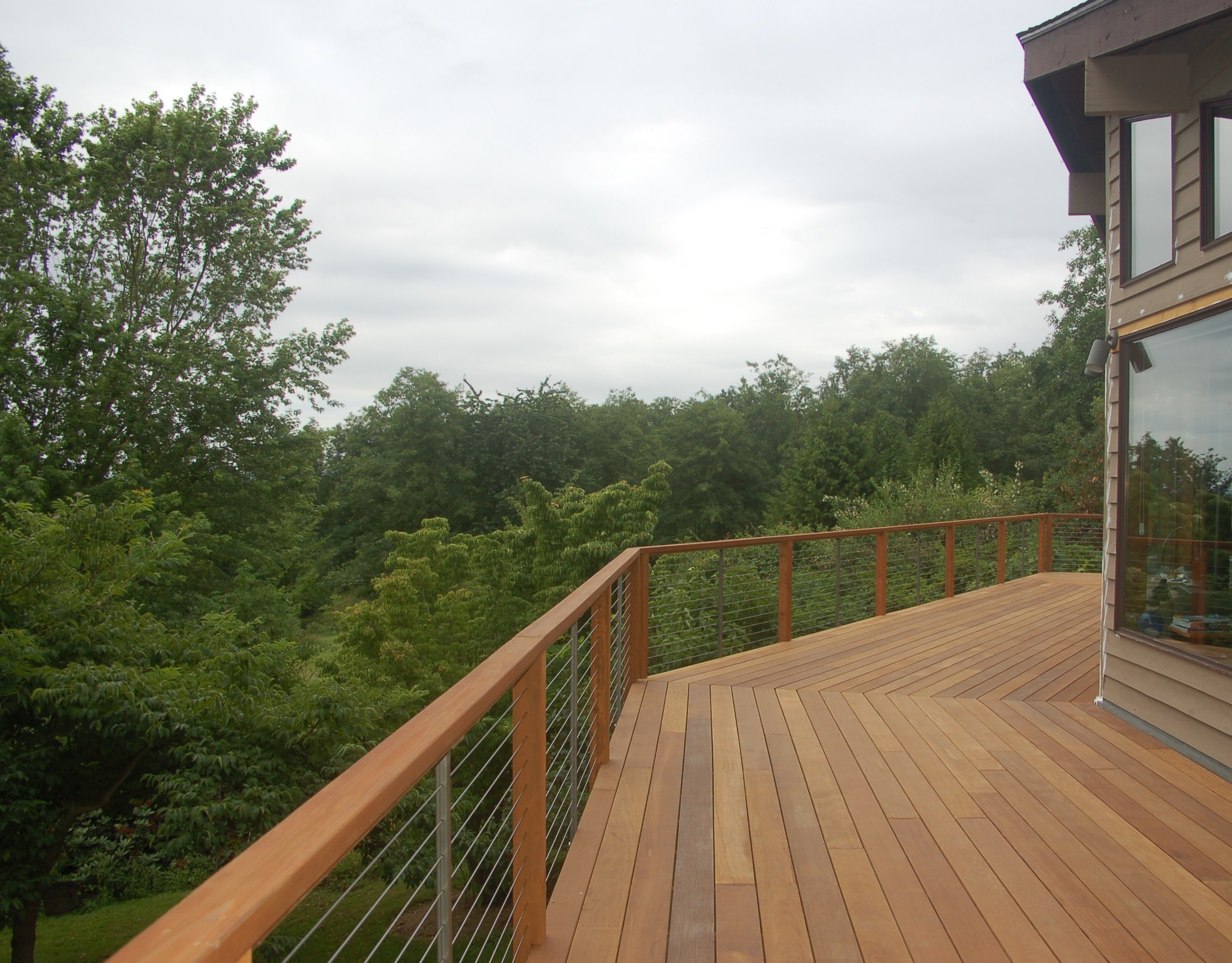 Beautiful deck with view!