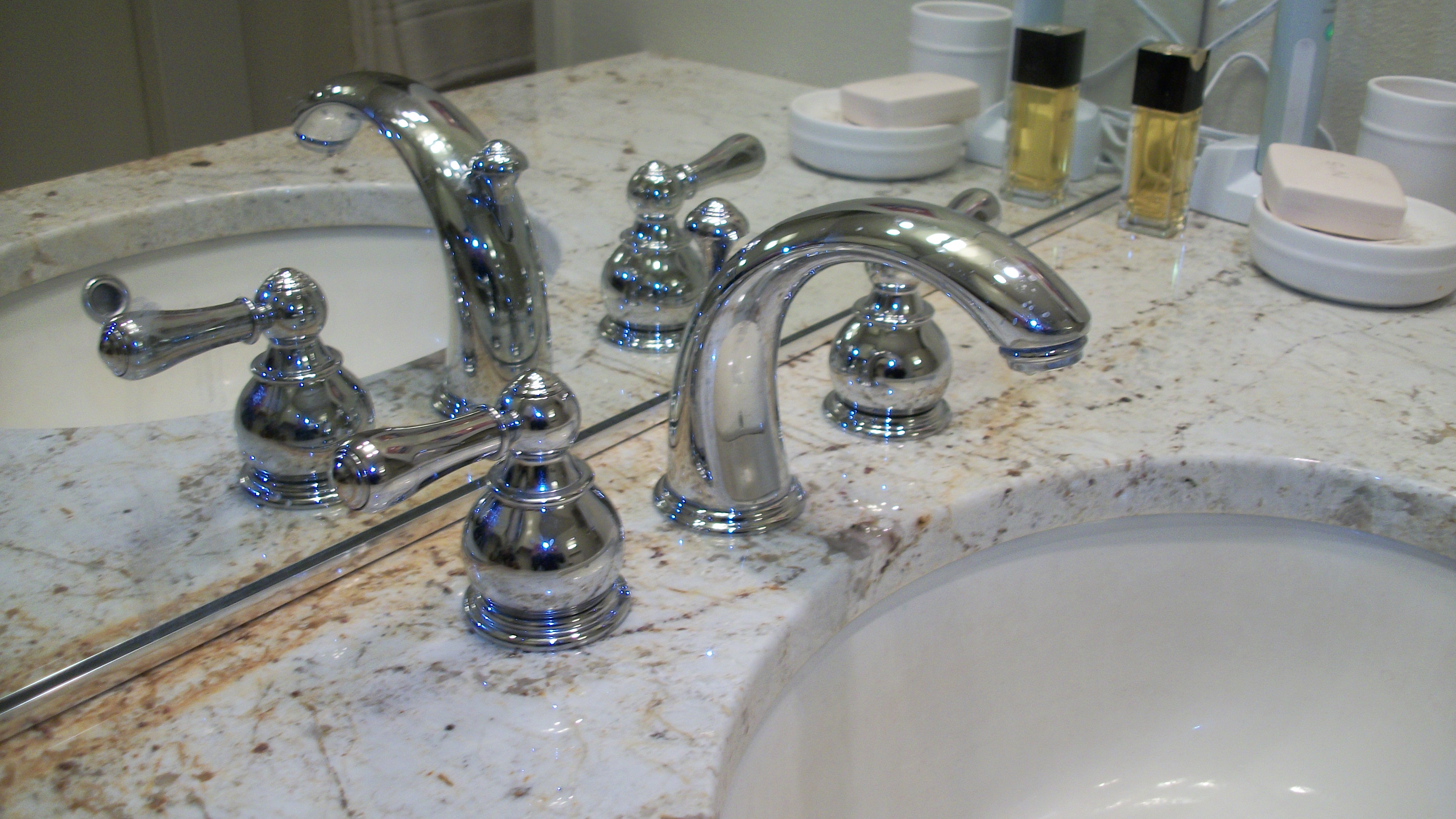lave faucet - you use this more than any other fixture in the bathroom