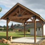 After photo - Picnic pavilion built for BBQing in clients yard, Bellingham.