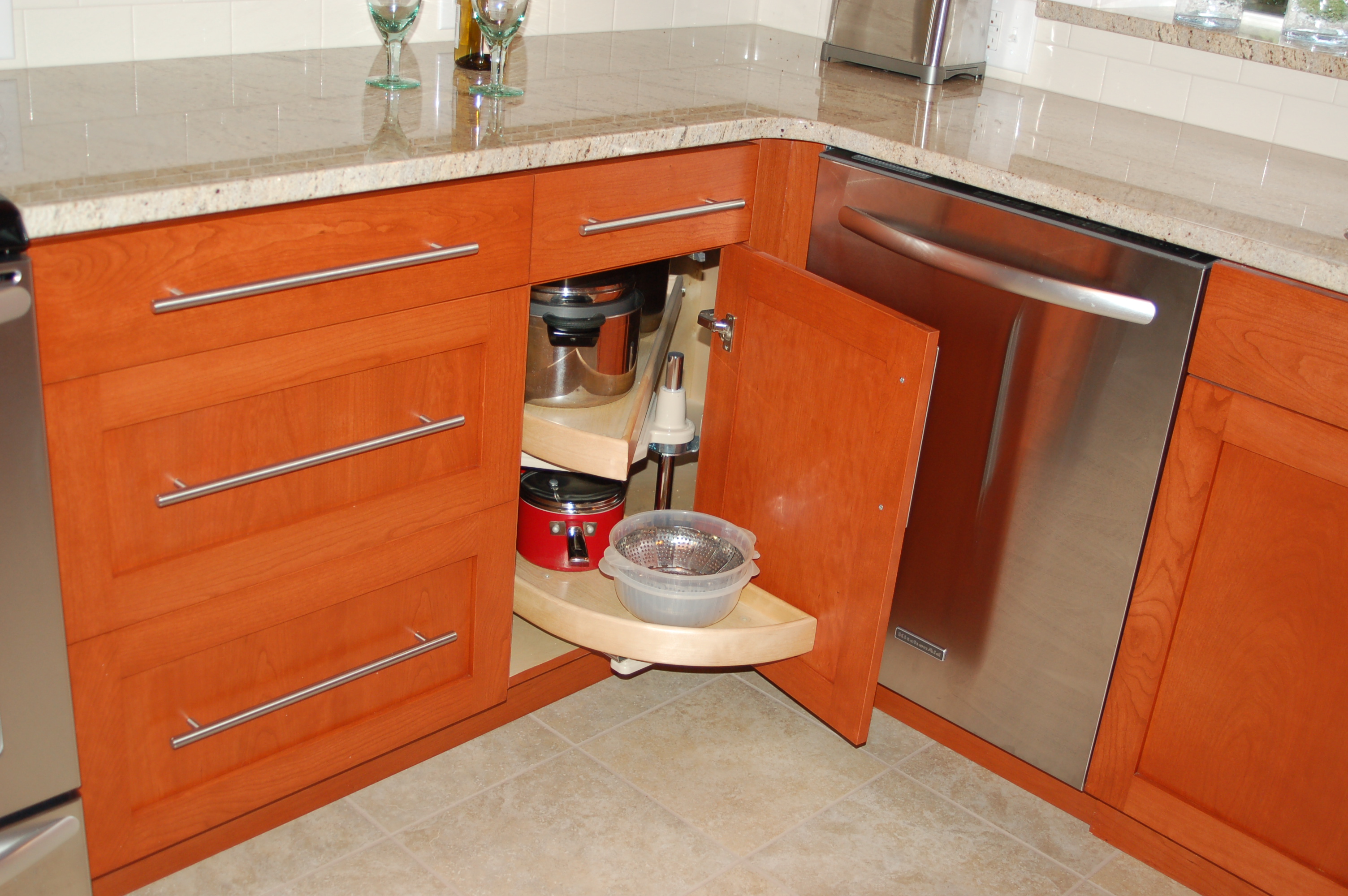 Kitchen Storage Solutions Rose Construction Inc