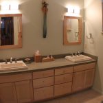 custom bath cabinet, storage