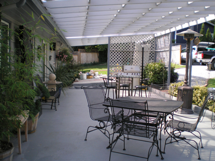B43 Before - View Through the Pergola