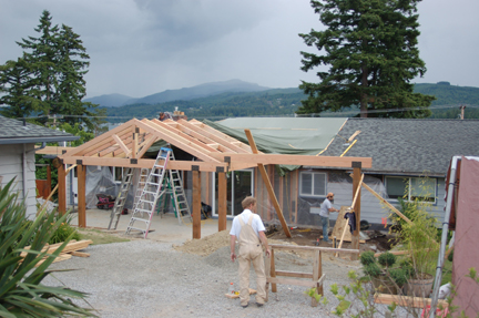 WIP3 Work In Progress - Framing the New Roof