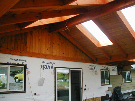 WIP4 Work In Progress - Finished Roof Before Skylights Were Installed