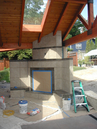WIP7 Work In Progress - Finishing the Outdoor Fireplace