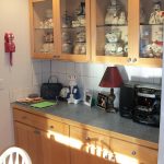 bellingham kitchen remodel with glass cabinet doors