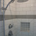 shower tile, niche