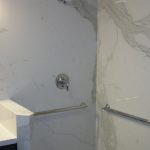 Grab bars in the shower
