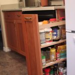 Small kitchen pull out pantry