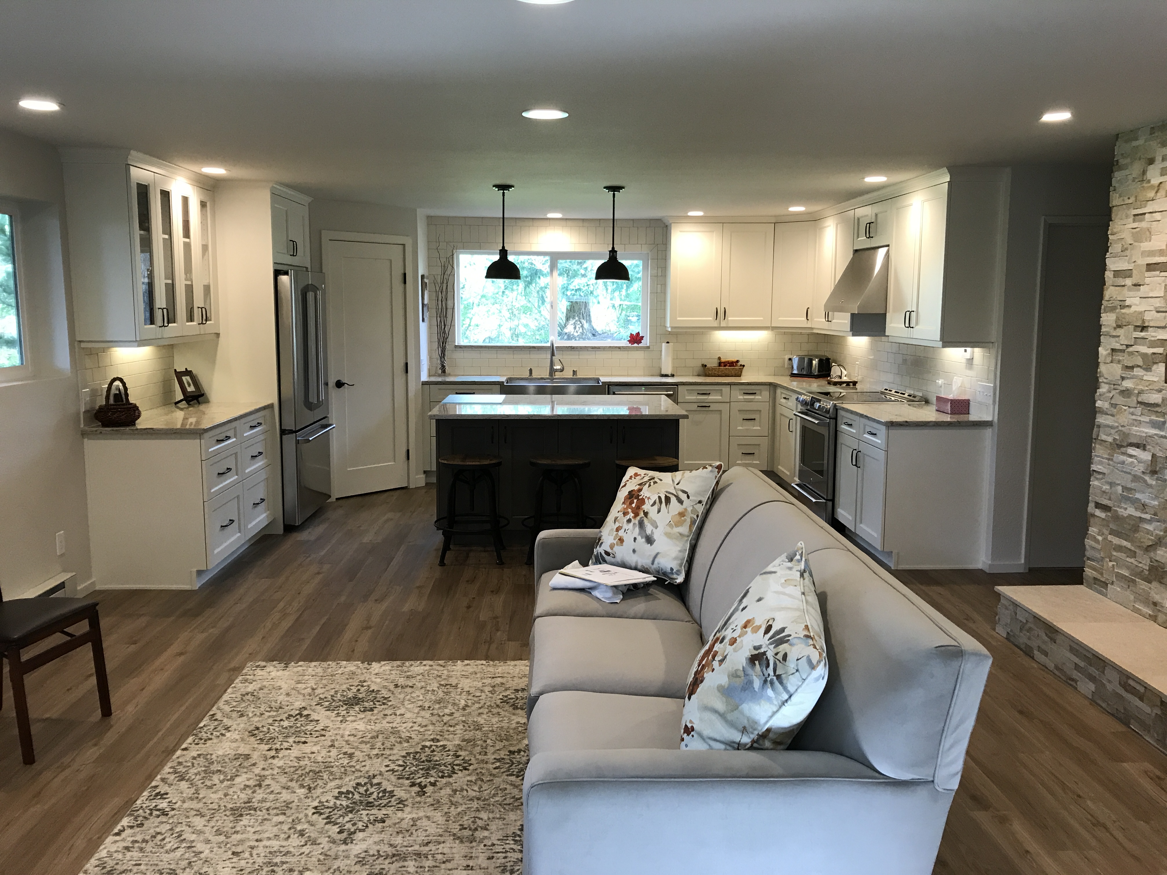 Opening Up The Kitchen To The Dining And Living Spaces Rose